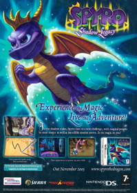 Spyro: Shadow Legacy - Advertisement Flyer - Front