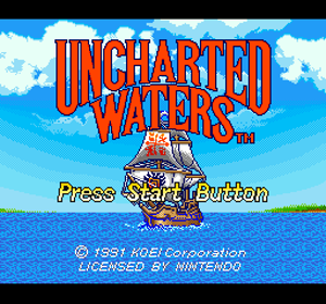 Uncharted Waters - Screenshot - Game Title Image