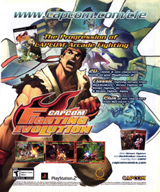Capcom Fighting Evolution - Advertisement Flyer - Front