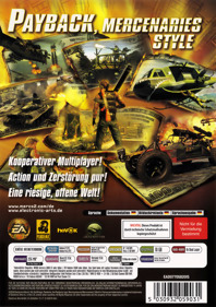 Mercenaries 2: World in Flames - Box - Back