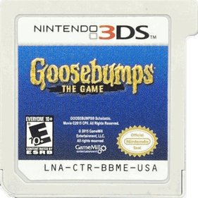 Goosebumps: The Game - Cart - Front