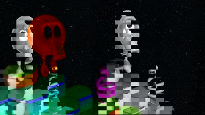 Q*bert - Fanart - Background