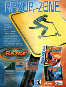 Razor Freestyle Scooter - Advertisement Flyer - Front