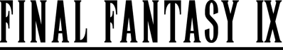 Final Fantasy IX - Clear Logo