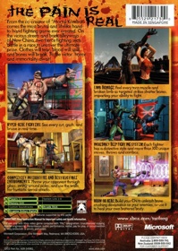 Tao Feng: Fist of the Lotus - Box - Back Image