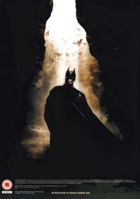 Batman Begins - Advertisement Flyer - Front