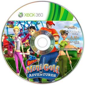 3D Ultra Minigolf Adventures - Fanart - Disc