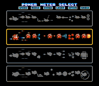 Parodius - Screenshot - Game Select