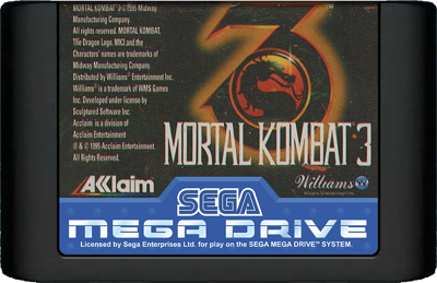 Mortal Kombat 3 - Cart - Front