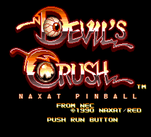 Devil's Crush - Screenshot - Game Title Image