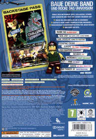 LEGO Rock Band - Box - Back