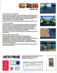 Gunship 2000 - Box - Back
