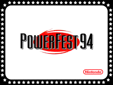 Nintendo PowerFest '94 - Box - Front - Reconstructed