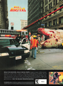 War of the Monsters - Advertisement Flyer - Front