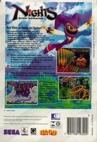 NiGHTS into Dreams... - Box - Back Image
