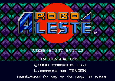 Robo Aleste - Screenshot - Game Title Image