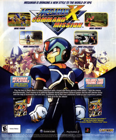 Mega Man X: Command Mission - Advertisement Flyer - Front