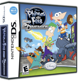 Phineas and Ferb: Across the 2nd Dimension - Box - 3D Image