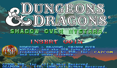 Dungeons & Dragons: Shadow Over Mystara - Screenshot - Game Title Image