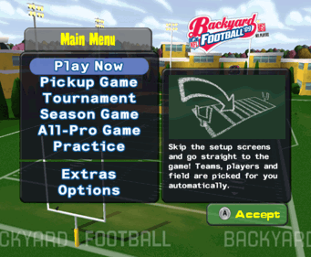 Backyard Football '09 - Screenshot - Game Select