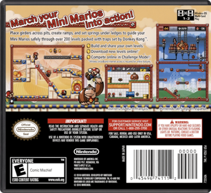 Mario vs. Donkey Kong: Mini-Land Mayhem! - Box - Back - Reconstructed