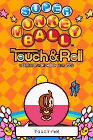 Super Monkey Ball: Touch & Roll - Screenshot - Game Title