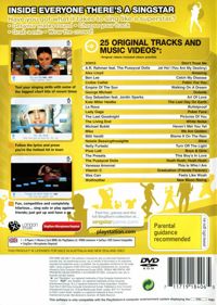 SingStar: Chart Hits - Box - Back