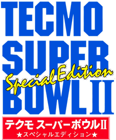 Tecmo Super Bowl II: Special Edition - Clear Logo Image