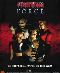 Fighting Force - Advertisement Flyer - Front