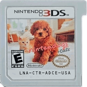 Nintendogs + Cats: Toy Poodle & New Friends - Cart - Front