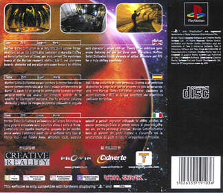 Martian Gothic: Unification - Box - Back Image