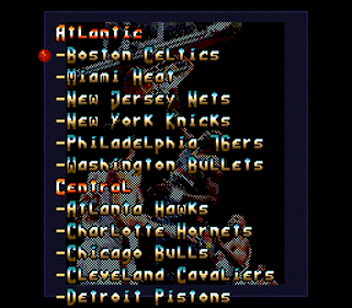 NBA All-Star Challenge - Screenshot - Game Select