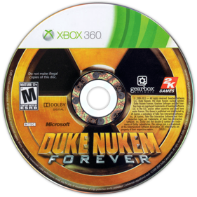Duke Nukem Forever - Disc Image
