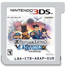Professor Layton vs Phoenix Wright: Ace Attorney - Cart - Front