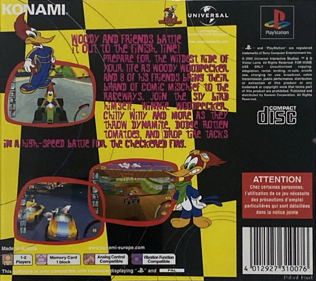 Woody Woodpecker Racing - Box - Back