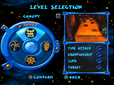 Rayman Rush - Screenshot - Game Select Image