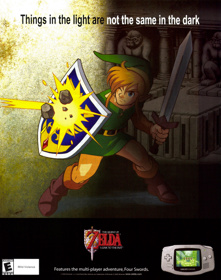 The Legend of Zelda: A Link to the Past and Four Swords - Advertisement Flyer - Front