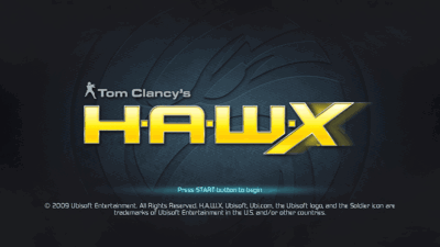 Tom Clancy's H.A.W.X - Screenshot - Game Title