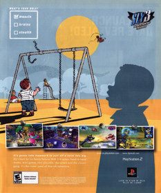 Sly 3: Honor Among Thieves - Advertisement Flyer - Front