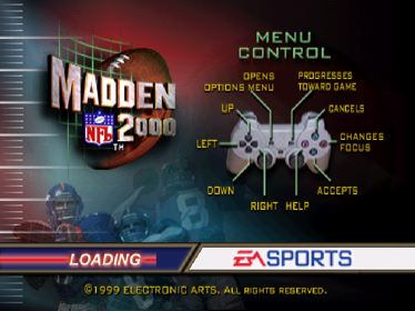 Madden NFL 2000 - Screenshot - Game Title