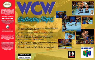 WCW Saturday Night - Box - Back