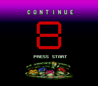 Teenage Mutant Ninja Turtles: The Hyperstone Heist - Screenshot - Game Over