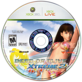 Dead or Alive Xtreme 2 - Disc Image