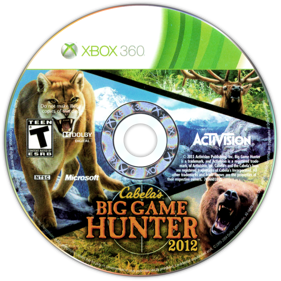 Cabela's Big Game Hunter 2012 - Disc Image