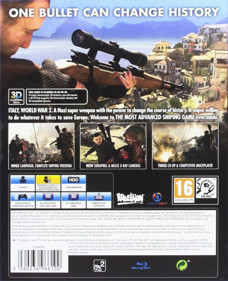 Sniper Elite 4 - Box - Back