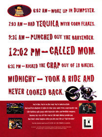 Full Throttle - Advertisement Flyer - Front