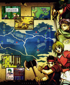 Fire Emblem: The Sacred Stones - Advertisement Flyer - Front