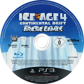 Ice Age 4: Continental Drift Arctic Games - Disc Image