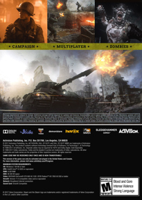 Call of Duty: WWII - Box - Back