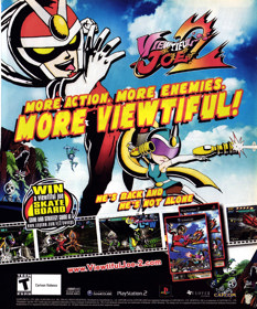 Viewtiful Joe 2 - Advertisement Flyer - Front